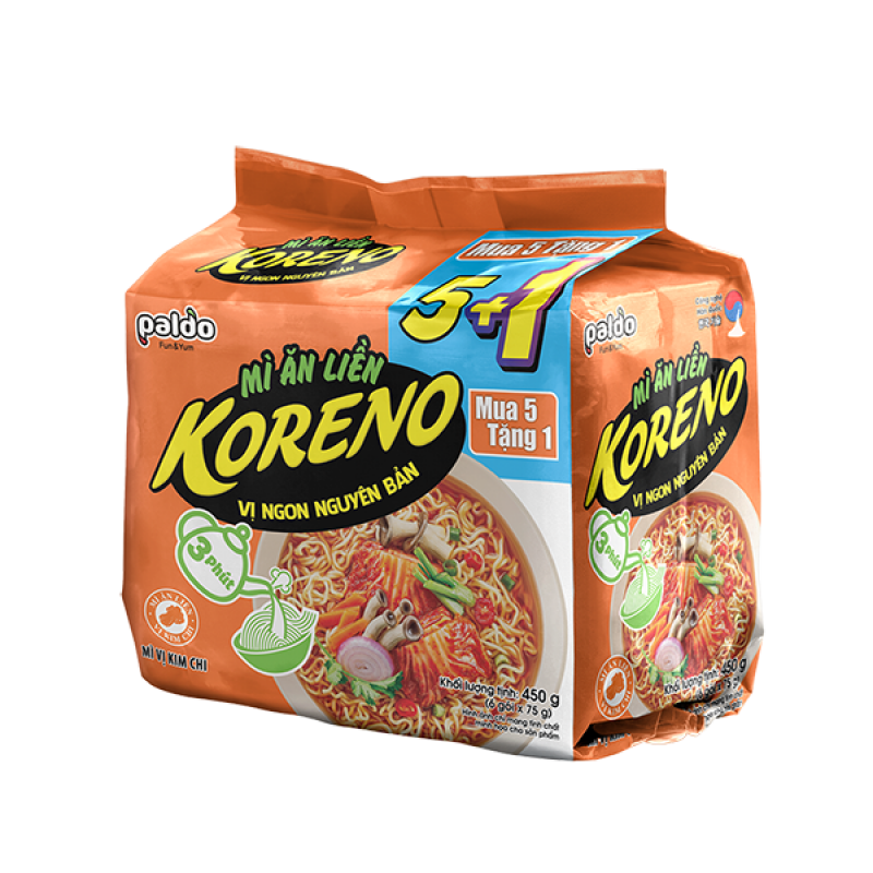 Koreno Instant Noodles Kim Chi Flavor