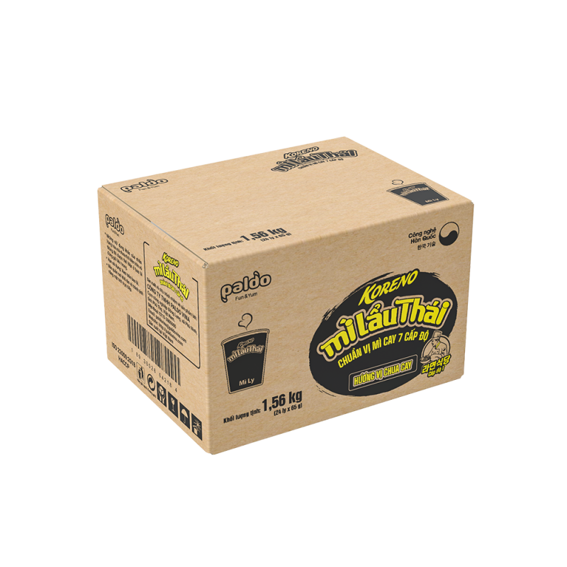 Koreno Instant Noodles Hot & Sour Thai Hotpot Flavor Cup