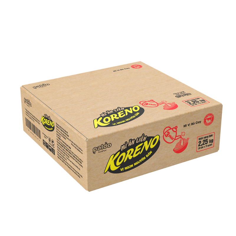 Koreno Instant Noodles Hot Beef Flavor