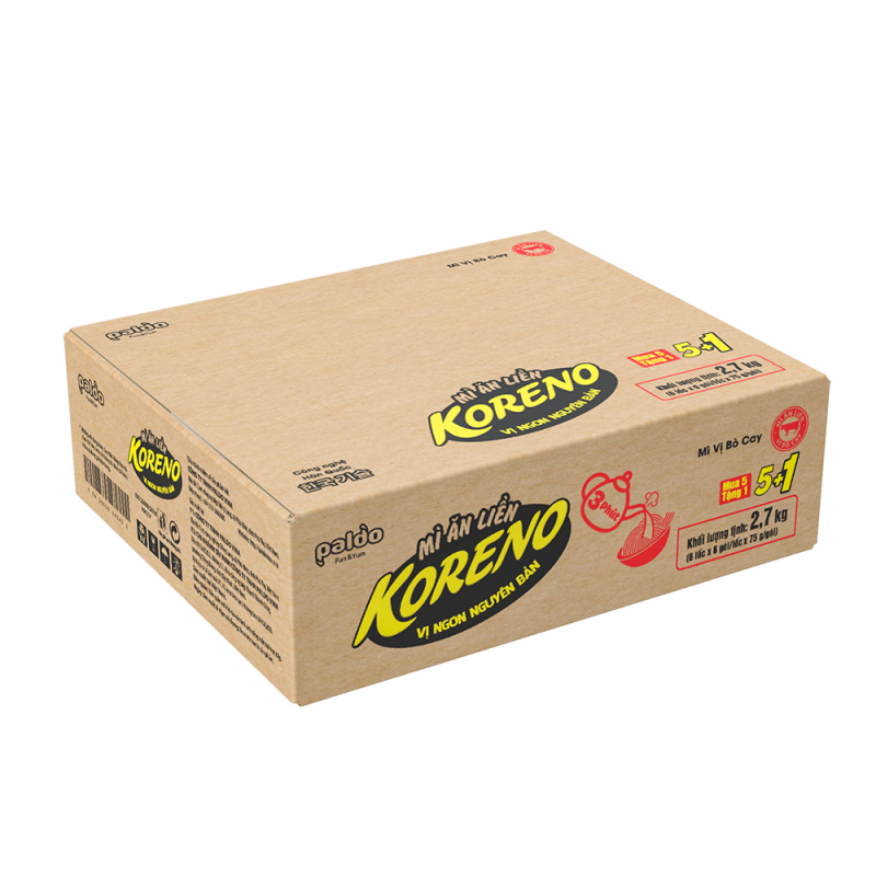 Koreno Instant Noodles Hot Beef Flavor