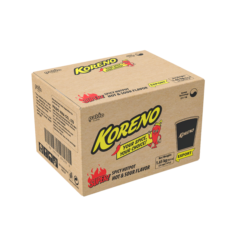 Koreno Premium Super Spicy Hotpot Hot & Sour Flavor Cup